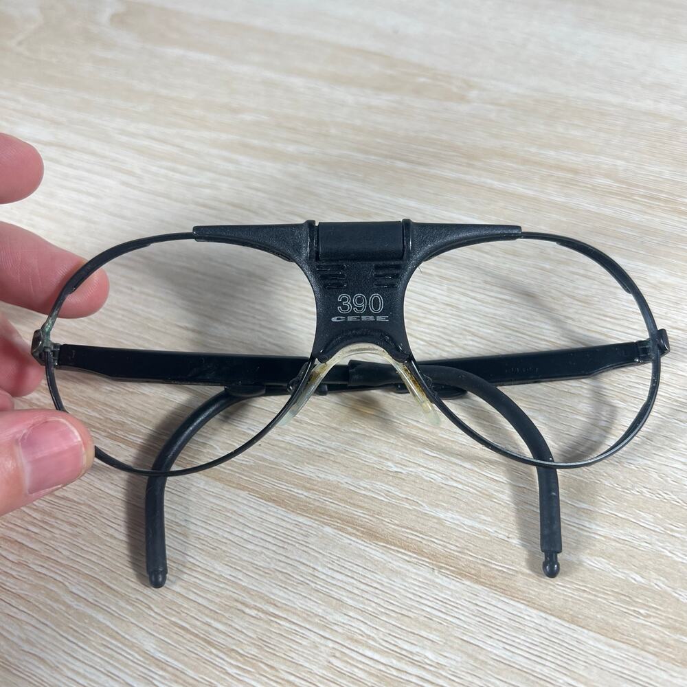 Cebe 390 Walter Cecchinel Sunglasses Frames Only Black READ DESC
